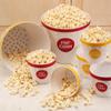 Hutzler Popcorn Bucket, Plastic Bowl, Red Large view 3