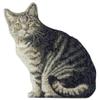 Manual Cat Shaped Pillow, 11 X 16-Inch view 1