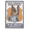 Lantern Press 12x18 Inch Metal Sign, Blue Heeler Security, Dog Sign view 1
