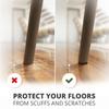 X-PROTECTOR 357 pcs Premium Huge Pack Felt Furniture Pads! Quantity of Furniture Sliders with Many Big Sizes  Your Ideal Floor Protectors. Protect Your Hardwood & Laminate Floor! view 3