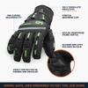 RefrigiWear Insulated Extreme Freezer Gloves -30F Men's Winter Work Gloves - Silicone Grip & Kevlar Thumb - Black - XX-Large view 3