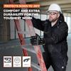 RefrigiWear Insulated Extreme Freezer Gloves -30F Men's Winter Work Gloves - Silicone Grip & Kevlar Thumb - Black - XX-Large view 4