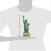 10 Inch Statue of Liberty Statue, Green with Brown New York Base Statues view 2