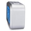 Westclox Alarm Clock with Large Digital Display and Blue Backlight on Demand, Westclox Alarm Clock, Month/Date and Temperature Display with Ascending 5 Minute Snooze Alarm, Silver view 3
