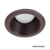 NICOR Lighting 5 inch Oil-Rubbed Bronze Recessed Baffle Trim (15511OB-OB) view 3