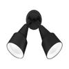 NICOR Lighting 300W Black Double Cone Adjustable Security Flood Light (11121) view 1