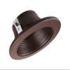 NICOR Lighting 4 inch Oil-Rubbed Bronze Recessed Baffle Trim for MR16 Bulb (14002OB-OB) view 3