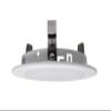 NICOR Lighting 4 inch White Shower Trim with Glass Albalite Lens, for 4 inch Housings (19509WH) view 4