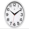 Infinity Instruments Metro White 9-Inch Resin Wall Clock view 1