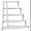 Frenchi Home Furnishing 5-Tier Corner Stand, White view 1