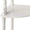 Frenchi Home Furnishing 5-Tier Corner Stand, White view 4