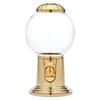 Godinger 9- Inch Refillable Globe Gumball Machine and Candy Dispenser Antique Style - Gold Color view 1