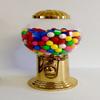 Godinger 9- Inch Refillable Globe Gumball Machine and Candy Dispenser Antique Style - Gold Color view 2