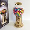Godinger 9- Inch Refillable Globe Gumball Machine and Candy Dispenser Antique Style - Gold Color view 3