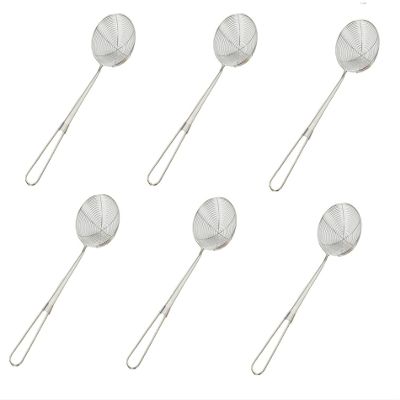 Brccee AC Shabu shabu Hot Pot Strainer Scoops, 6 pieces