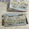 Creative Tops 5169621 Cornish Harbour 6-Piece Set of Cork Backed Placemats by, 30 x 22.8 cm (12" x 9"), Blue, Medium Placemats view 2