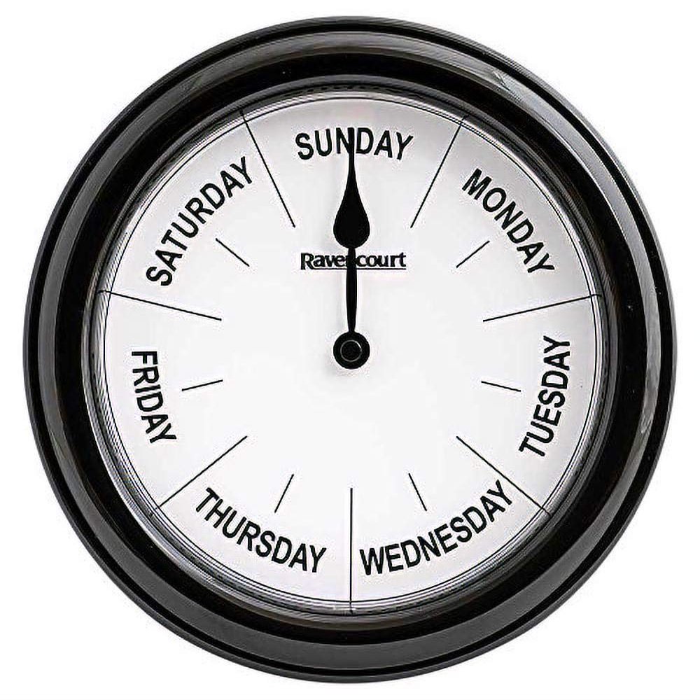 NRS Days of The Week Clock Ideal for Dementia and Alzheimer's (Eligible for VAT Relief in The UK)