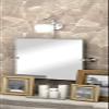 Gatco 1620 Tavern Single Sconce, Polished Nickel | Wall Mount Bathroom Vanity Light With Frosted Glass | 4.75"W X 11.13"H Indoor 1-Light Fixture |Mount Upward or Downward view 4