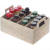 KOUBOO Lo Jolla Rattan Flatware Tray, White Wash view 2