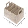 KOUBOO Lo Jolla Rattan Flatware Tray, White Wash view 4