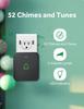 AVANTEK Wireless Door Bell, Mini CB-11 Waterproof Doorbell Chime Operating at 1000 Feet with 52 Melodies, 5 Volume Levels & LED Flash view 2