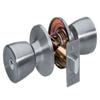 Master Lock TUO0315 Tulip Knob Privacy Door Knob, Satin Nickel view 1