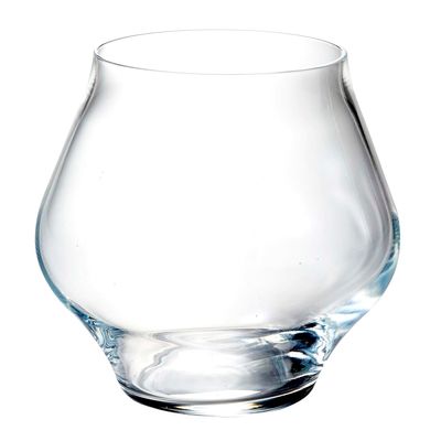 Luigi Bormioli Supremo 15.25 oz Pinot Noir Stemless Wine Glasses (Set of 2), Clear