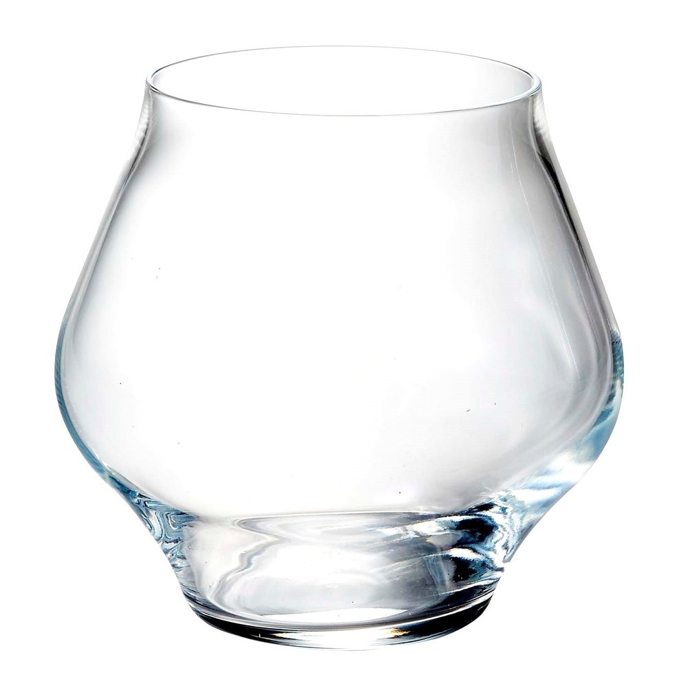 Luigi Bormioli Supremo 15.25 oz Pinot Noir Stemless Wine Glasses (Set of 2), Clear