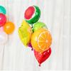 Simple polymer 18" Fruit Balloons, Pack of 24: Watermelon, Carambola, Kiwi, Dragon Fruit, Orange, Strawberry - Unisex-Kids, Children's Party Decoration view 3