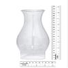 B&P Lamp 3 Inch by 8 1/2 Inch Clear Glass Crimped Top Chimney for Oil and Kerosene Style Lamps view 2