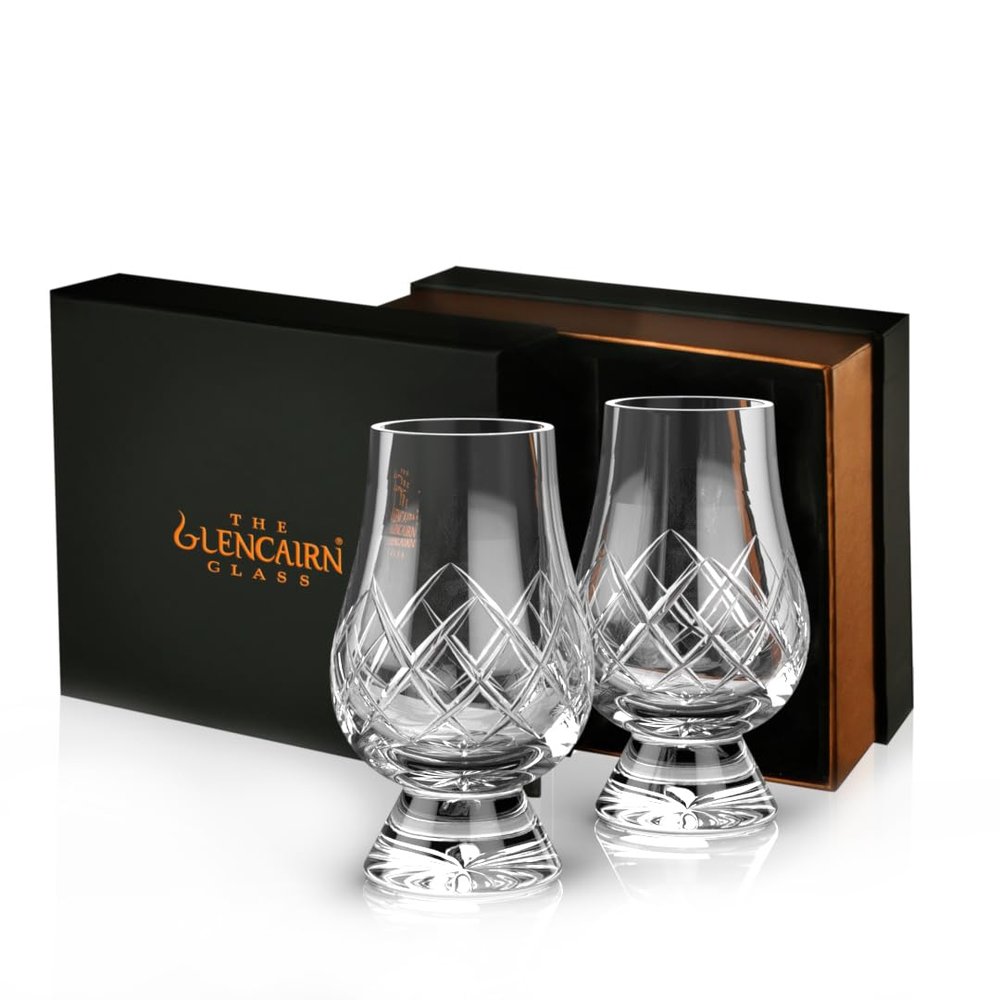 GLENCAIRN Cut Premium Whiskey Glass, Gift Set of 2