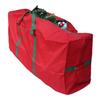 K-Cliffs Extra Large Christmas Tree Storage Bag Heavy Duty X'Mas Holiday Decoration Duffel Fits 9 ft Artificial Trees Durable Quality 65" x 30" x 15" Red view 1
