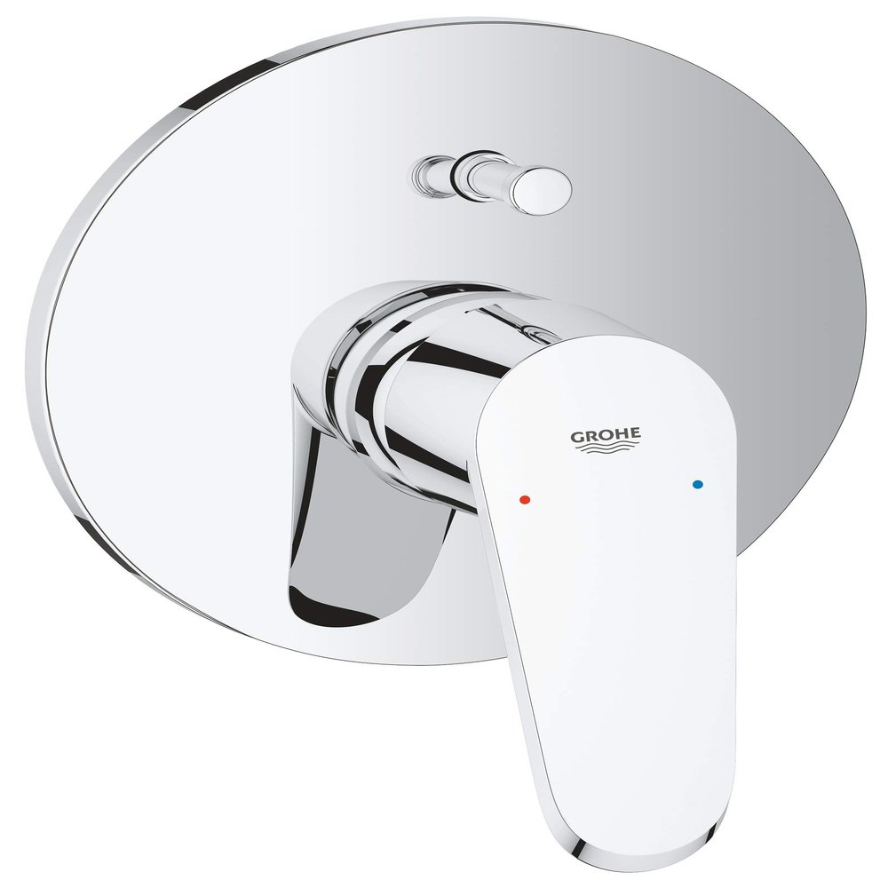 Grohe 19548002 Eurodisc Cosmopolitan Chrome Flush-Mount Shower Mixer, Silver
