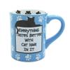Our Name is Mud Cat Hair Stoneware Mug, 16 oz. view 1