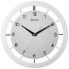Seiko QXA520WLH Metal Non Ticking Wall Clock, White, 11 Inch view 2
