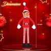 Christmas Elf Behaving Badly Plush Toy | Elfette Novelty Long Bendy Naughty Girl Christmas Doll | 12 Inches view 2