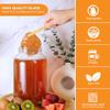 FastRack 1 Gallon Wide Mason Jar with White Airtight Lid | Regular Glass Canisters with Airtight Lids | Large Mouth Glass Jar for Food Storage, Canning, Fermentation, Pickling view 4