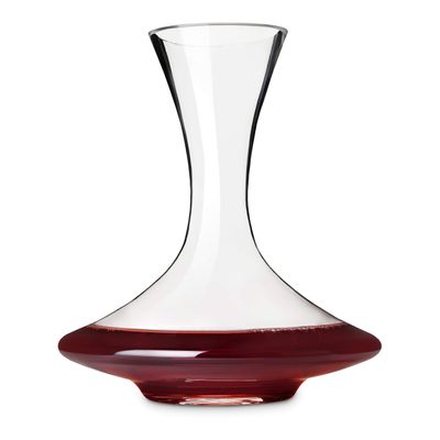 True Petite Wine Decanter, Glass Carafe, Red and White Wine, Wine Aeration, Bar Gadgets, Wine Lover Gifts, Holds 1 Standard Bottle, 28 oz