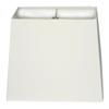 Royal Designs, Inc. HB-613-12WH Rectangle Hardback Lamp Shade, (5 x 10) x (8 x 12) x 9.5, White view 1