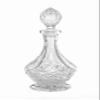 Amlong Crystal Lead-Free Crystal Liquor Decanter with Stopper, Round view 1
