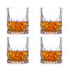 Amlong Crystal Lead-Free Double Old Fashioned Crystal Whiskey Glass - Classic Stylish Design  Perfect for Scotch, Bourbon, Cognac and Cocktail Glasses, 9 oz., Set of 4 With Gift Box view 3