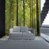 Ideal Dcor DM216 Autumn Forest Wall Mural, Green view 4