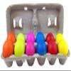 Cascarones (Confetti Eggs - One Dozen)--Colors Vary view 2