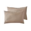 Nestl Taupe King Pillow Cases 2  Soft King Size Pillow Case, 1800 Brushed Microfiber Pillowcases, Envelope Closure Pillowcase, King Pillow Covers, King Size Pillow Cases Set of 2, 20x40 Inches view 1