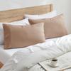 Nestl Taupe King Pillow Cases 2  Soft King Size Pillow Case, 1800 Brushed Microfiber Pillowcases, Envelope Closure Pillowcase, King Pillow Covers, King Size Pillow Cases Set of 2, 20x40 Inches view 2