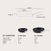 All-Clad HA1 Hard Anodized Non Stick Fry Pan Set 2 Piece, 8, 10 Inch, Induction, Oven Broiler Safe 500F, Pots and Pans Set, Kitchen Frying Pans, Skillets, Premium Cookware, Home, Dishwasher Safe Black view 2