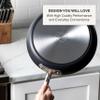 All-Clad HA1 Hard Anodized Non Stick Fry Pan Set 2 Piece, 8, 10 Inch, Induction, Oven Broiler Safe 500F, Pots and Pans Set, Kitchen Frying Pans, Skillets, Premium Cookware, Home, Dishwasher Safe Black view 3