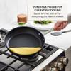 All-Clad HA1 Hard Anodized Non Stick Fry Pan Set 2 Piece, 8, 10 Inch, Induction, Oven Broiler Safe 500F, Pots and Pans Set, Kitchen Frying Pans, Skillets, Premium Cookware, Home, Dishwasher Safe Black view 4