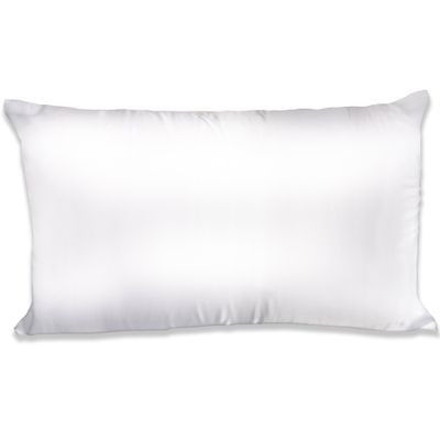 Spasilk Satin Pillowcase, Charmeuse Satin Pillowcase, Hypoallergenic Pillowcase, Queen Size- White Pillowcase