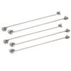 uxcell 400mm Stainless Steel Cabin Hooks Eye Latch Door Gate Swivel Window Hook with Mounting Screws 5pcs view 1